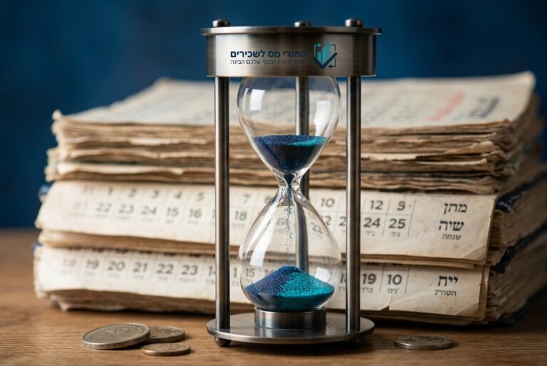 חוק ההתיישנות על החזרי מס: מה המועד האחרון להגיש בקשה לשנים קודמות ב-2026?